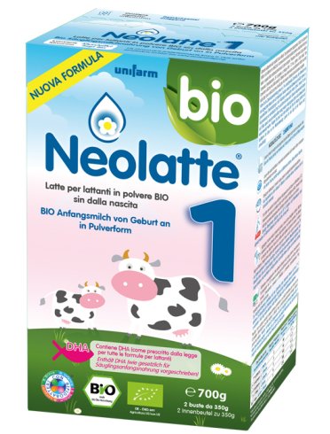 Neolatte 1 bio - latte in polvere - 2 buste x 350 g