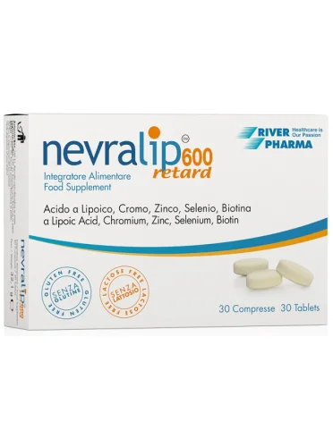 Nevralip 600 retard - integratore antiossidante - 30 compresse Nevralip 600 retard - integratore antiossidante - 30 compresse