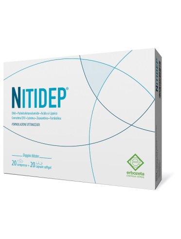 Nitidep - integratore per il benessere della vista - 20 compresse + 20 softgel