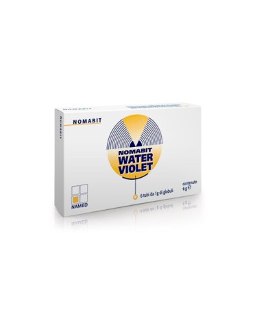 Named nomabit water violet - integratore omeopatico - 6 dosi da 1 g