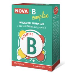 Nova B Complex - Integratore di Vitamine B per Stanchezza e Affaticamento - 40 Compresse