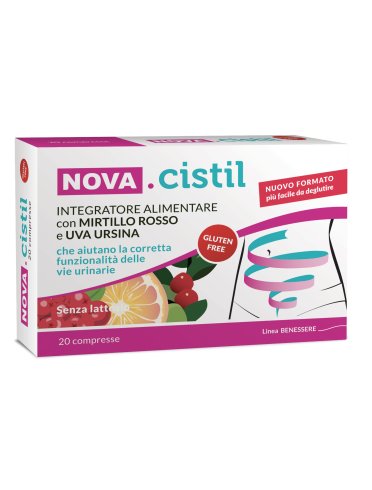 Nova cistil - integratore per la funzionalità delle vie urinarie - 20 compresse