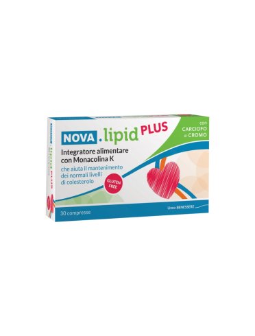 Nova lipid plus - integratore per il controllo del colesterolo - 30 compresse