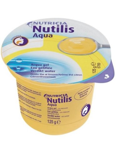 Nutilis aqua gel - bevanda al gusto di the al limone - 12 x 125 g