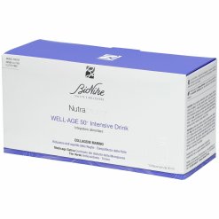 BioNike Nutraceutical Well-Age 50+ - Integratore per il Benessere della Pella per Donne Over 50 - 10 Flaconcini x 30 ml