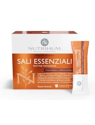 Nutrihum sali essenziali - integratore di magnesio e potassio - 30 stick pack Nutrihum sali essenziali - integratore di magnesio e potassio - 30 stick pack