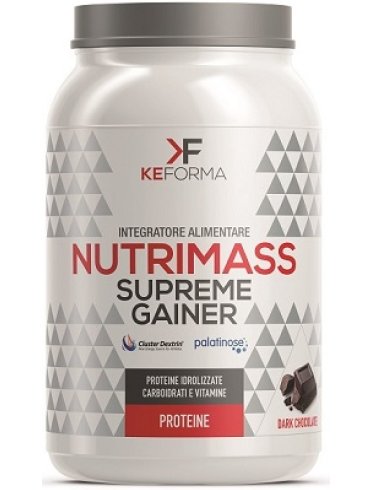 Nutrimass supreme gainer dark chocolate integratore proteico 1,5 kg