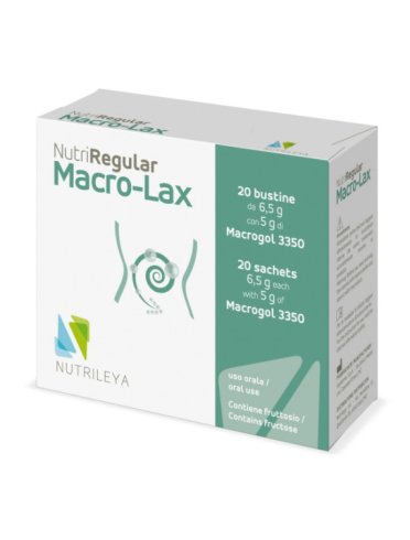 Nutriregular macro lax integratore per intestino 20 bustine