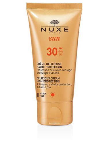 Nuxe sun - crema solare viso anti-età con protezione alta spf 30 - 50 ml