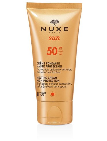 Nuxe sun - crema solare fondente viso con protezione alta molto spf 50 - 50 ml