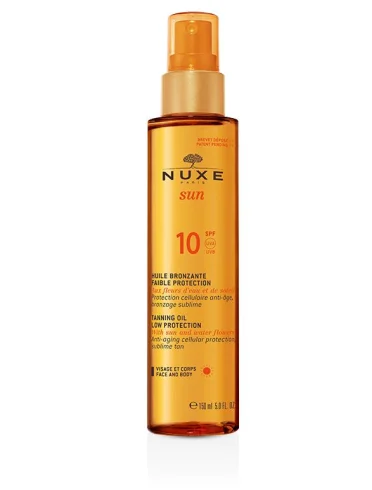 Nuxe sun - olio solare viso e corpo abbronzante con protezione bassa spf 10 - 150 ml Nuxe sun - olio solare viso e corpo abbronzante con protezione bassa spf 10 - 150 ml