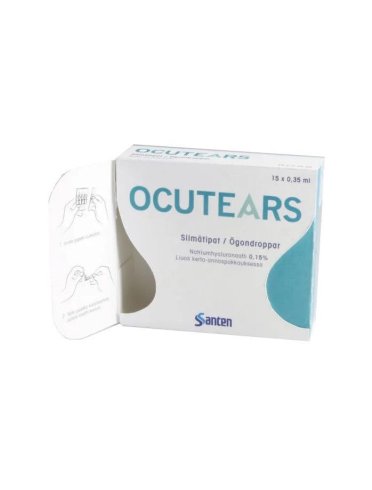 Ocutears hydro+ - collirio lubrificante per occhi secchi 0,4% - 15 flaconcini monodose