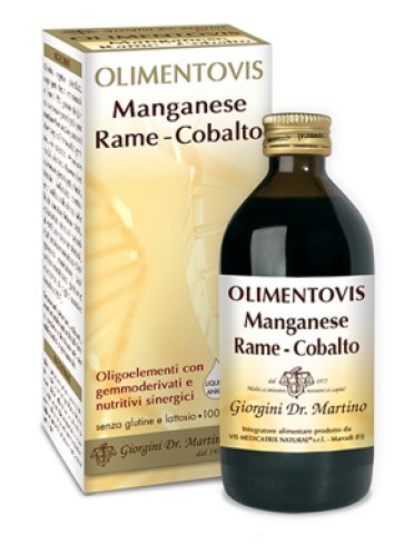 Olimentovis manganese rame cobalto - integratore per il benessere delle ossa - 200 ml