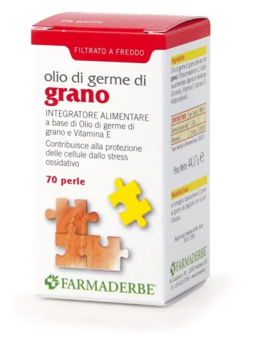 Olio di germe di grano integratore antiossidante 70 perle Olio di germe di grano integratore antiossidante 70 perle
