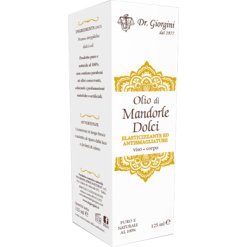 Olio di Mandorle Dolci - Olio Idratante ed Emolliente - 125 ml