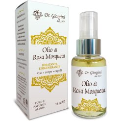 Olio di Rosa Mosqueta - Trattamento Idratante per Viso Corpo e Capelli - 50 ml