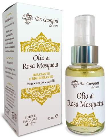 Olio di rosa mosqueta - trattamento idratante per viso corpo e capelli - 50 ml
