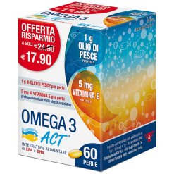 Omega 3 Act Integratore Funzione Cardiaca 60 Perle