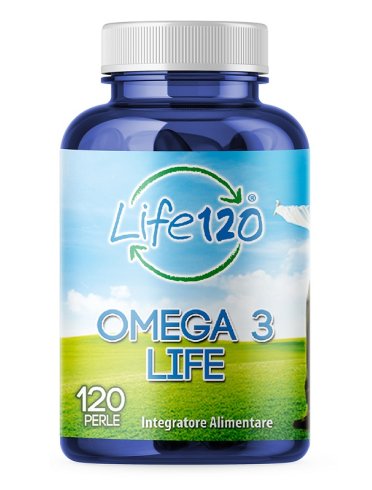 Life 120 omega 3 - integratore di acidi grassi per la funzione cardiaca - 120 perle
