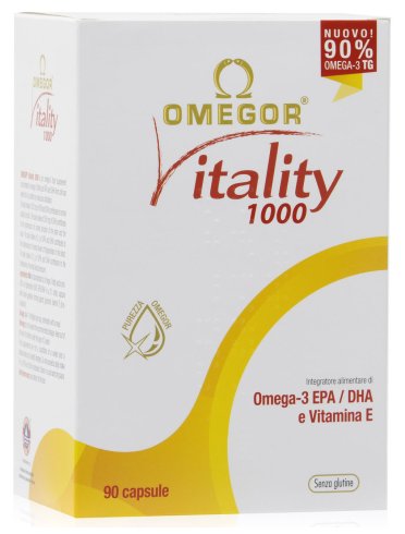 Omegor vitality 1000 - integratore omega 3 per il benessere cardiovascolare - 90 capsule