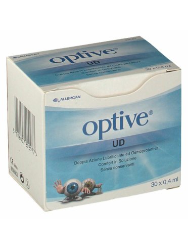Optive ud - collirio lubrificante idratante - 30 flaconcini x 0.4 ml