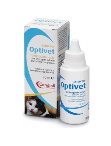 Optivet detergente oculare per cani e gatti 50 ml