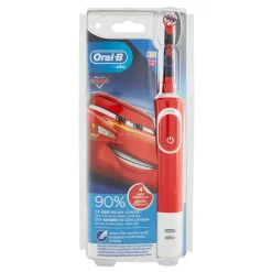 Oral-B Power Vitality D100 - Spazzolino Elettrico per Bambini - Edizione Cars