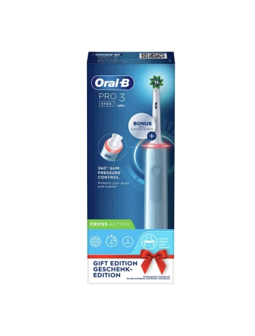 Oral-b power pro 3 - spazzolino elettrico cross action - colore blu Oral-b power pro 3 - spazzolino elettrico cross action - colore blu