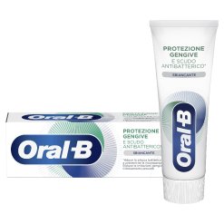 Oral-B Protezione Gengive e Scudo Antibatterico Dentifricio Sbiancante 75 ml
