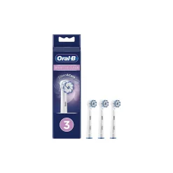 Oral-B Sensitive Clean - Testine di Ricambio per Spazzolino Elettrico - 3 Testine