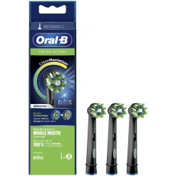 Oral-B - Testine di Ricambio Cross Action per Spazzolino Elettrico - 3 Testine