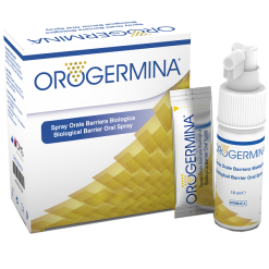 Orogermina Spray Orale Trattamento di Infezioni 2 x 10 ml + 2 Bustine