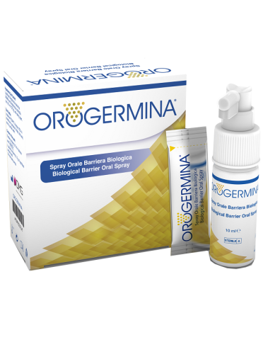 Orogermina spray orale trattamento di infezioni 2 x 10 ml + 2 bustine