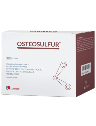 Osteosulfur - integratore per il benessere delle articolazioni - 30 bustine