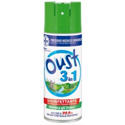 Oust 3 in 1 Spray Disinfettante Superfici e Tessuti 400 ml