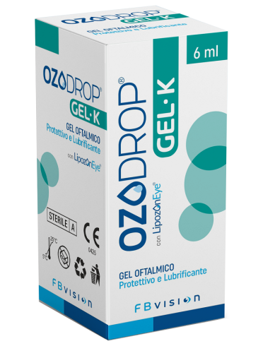 Ozodrop gel k - gel oftalmico protettivo e lubrificante - 6 ml