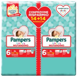 Pampers Baby Dry Mutandino - Pannolini Duo Downcount Taglia 6 - 28 Pezzi