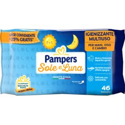 Pampers Wipes Sole & Luna Salviette Igienizzanti 60 Pezzi