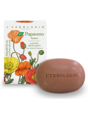 Papavero soave sapone profumato solido 100 g