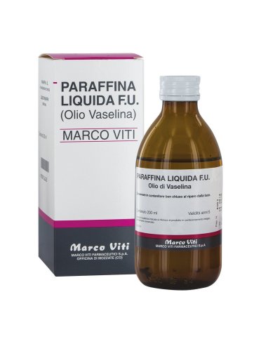 Marco viti paraffina liquida f.u - olio di vaselina - 200 ml con astuccio