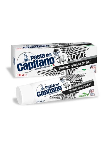 Pasta del capitano dentifricio carbone vegetale 100 ml