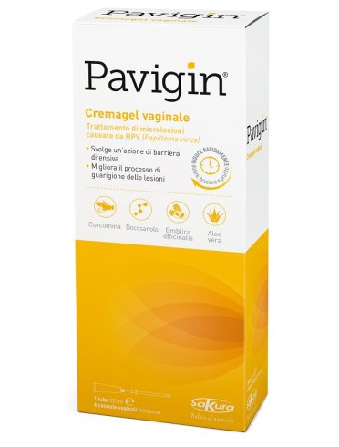 Pavigin cremagel vaginale anti-secchezza 30 ml + 6 cannule