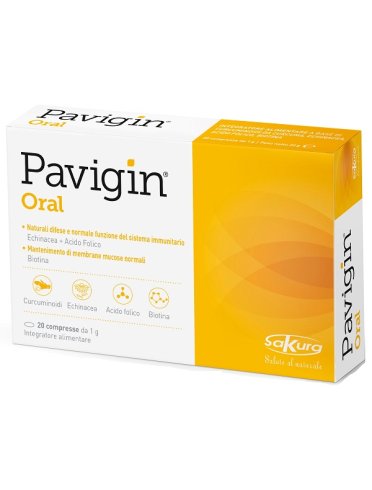 Pavigin oral integratore difese immunitarie 20 compresse