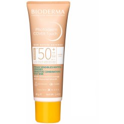 Bioderma Photoderm Cover Touch - Crema Solare Colorata Chiaro con Protezione Molto Alta SPF 50+ - 40 ml