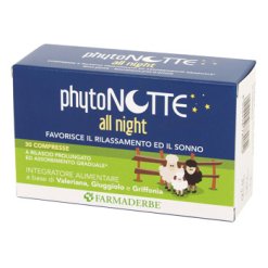 Phytonotte All Night Integratore per Dormire 30 Compresse