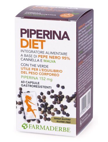 Piperina diet integratore equilibrio del peso 60 compresse