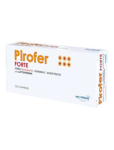 Pirofer forte - integratore di ferro e lattoferrina - 30 compresse