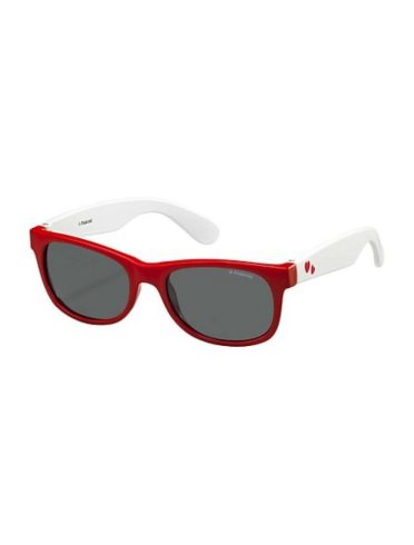 Polaroid occhiali da sole kids rosso e bianco 8004/s t4l