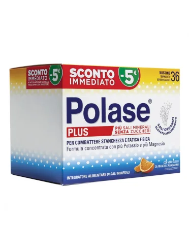Polase plus integratore magnesio e potassio 36 bustine Polase plus integratore magnesio e potassio 36 bustine