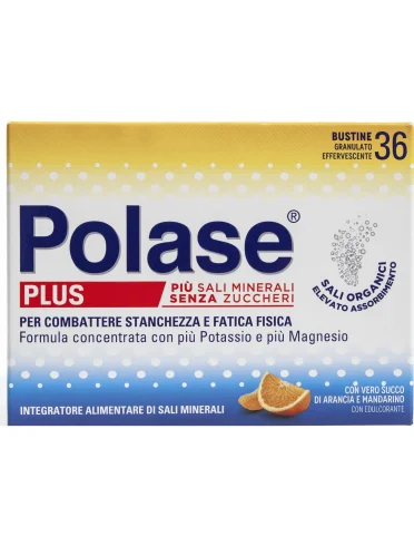 Polase plus integratore di sali minerali 36 bustine Polase plus integratore di sali minerali 36 bustine